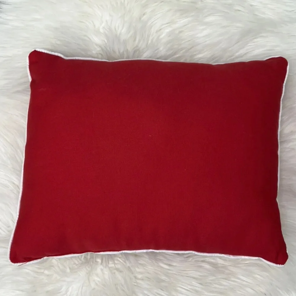 Merry Christmas Throw Pillow Decoration 15x12